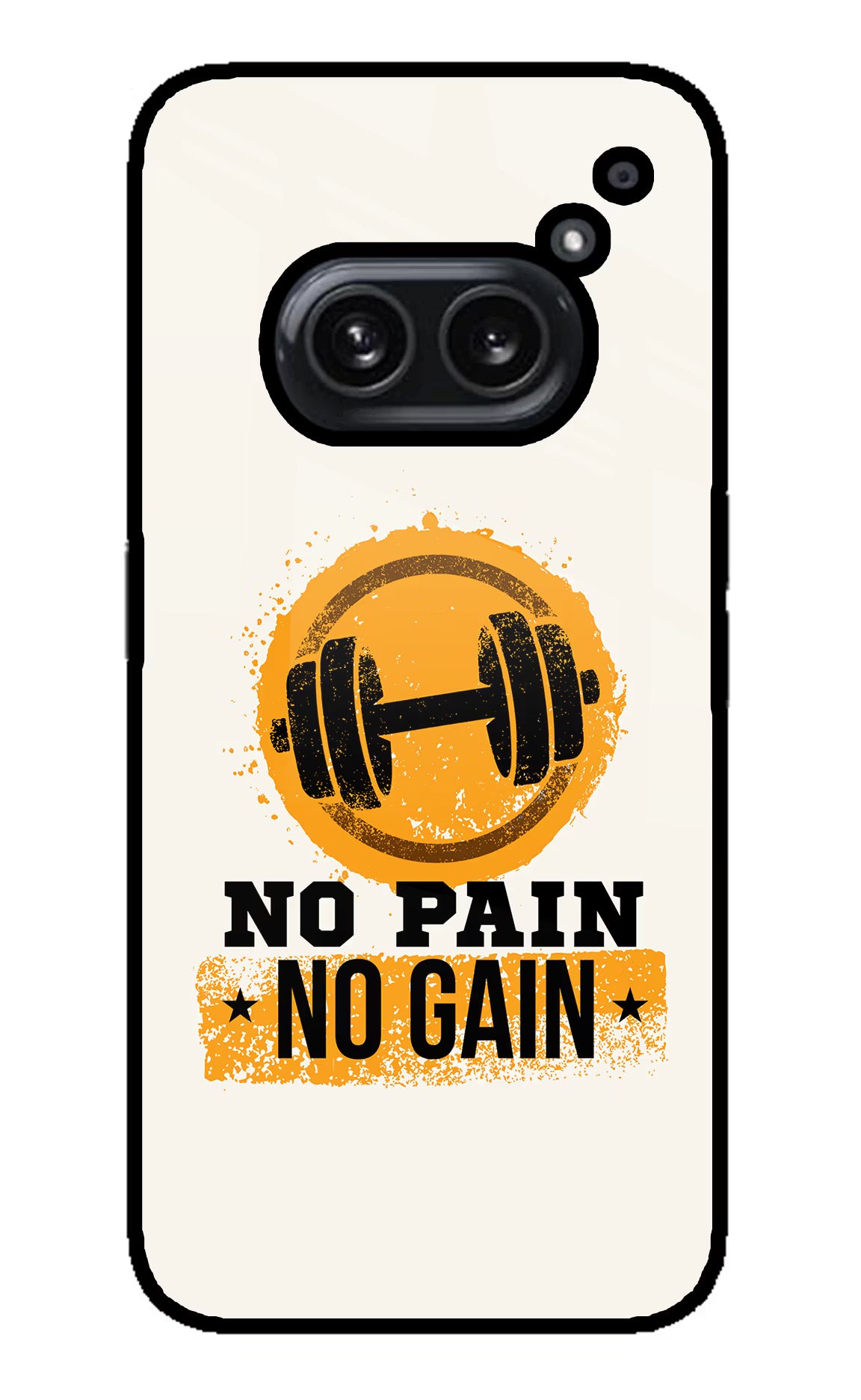 No Pain No Gain Nothing Phone 2A Plus Glass Case
