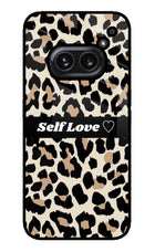 Leopard Print Self Love Nothing Phone 2A Plus Glass Case
