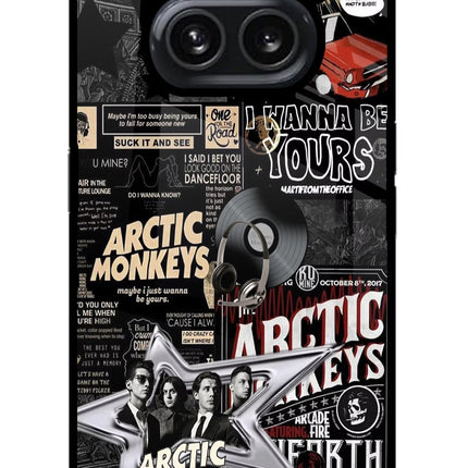 Arctic Monkeys Nothing Phone 2A Plus Glass Case Back Cover by Casekaro
