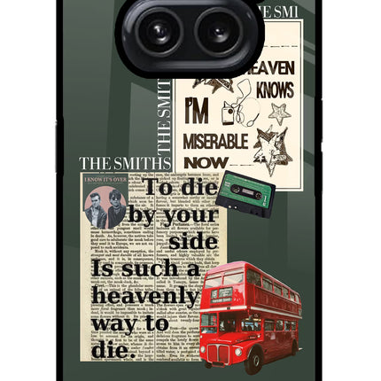 The Smiths Nothing Phone 2A Plus Glass Case Back Cover by Casekaro