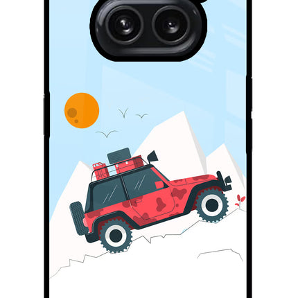 Mountain Trail Beast Nothing Phone 2A Plus Glass Case