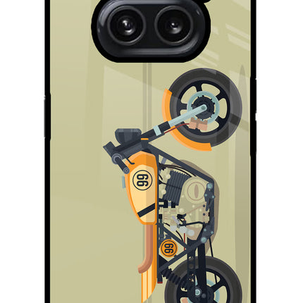 Vertical Speedster Nothing Phone 2A Plus Glass Case