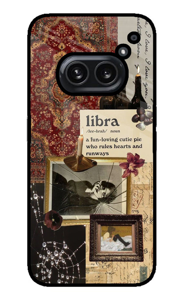 Libra Zodiac Nothing Phone 2A Plus Glass Case