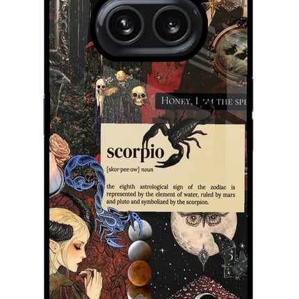 Scorpio Zodiac Nothing Phone 2A Plus Glass Case