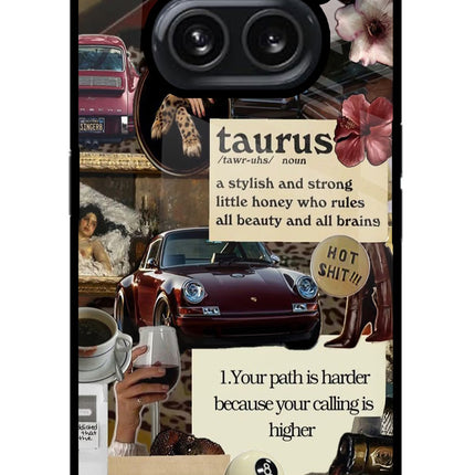 Taurus Zodiac Nothing Phone 2A Plus Glass Case