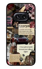 Taurus Zodiac Nothing Phone 2A Plus Glass Case