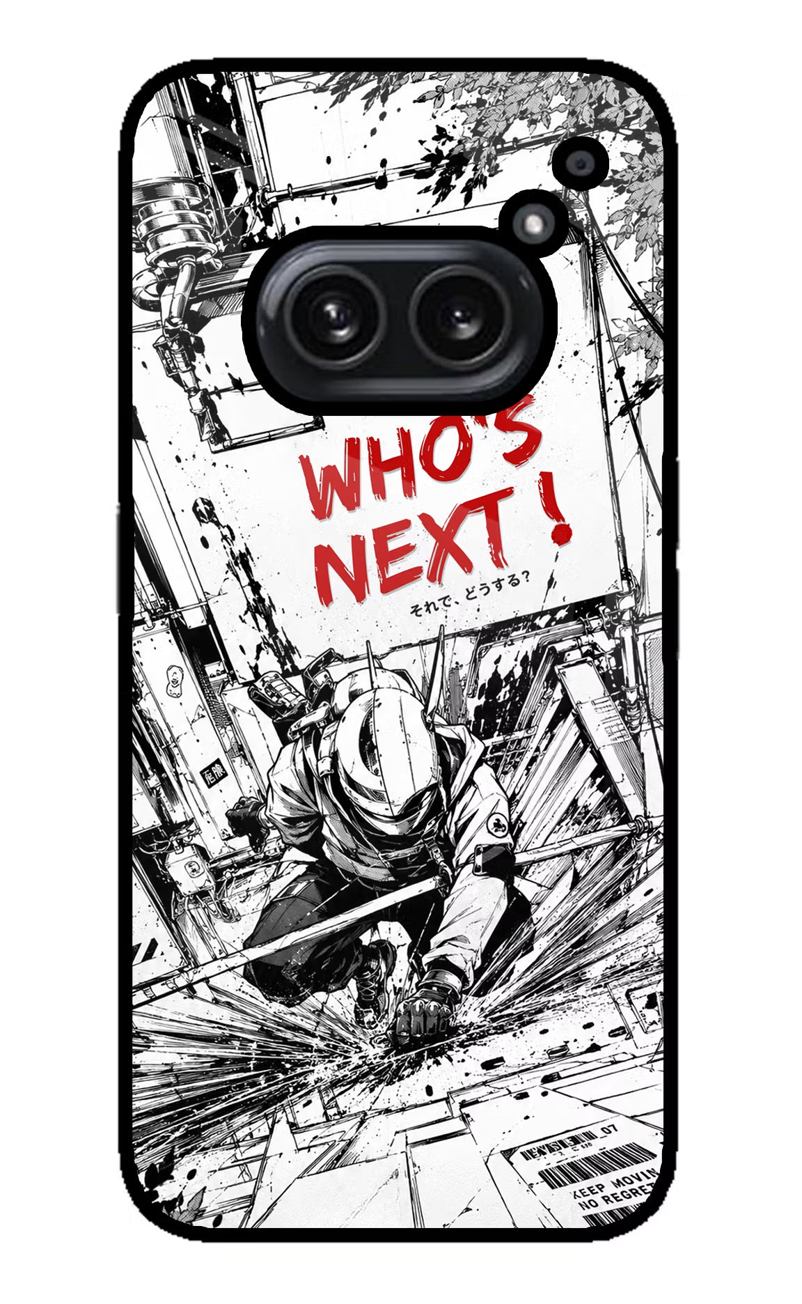 Who's Next Nothing Phone 2A Plus Glass Case