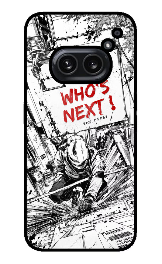 Who's Next Nothing Phone 2A Plus Glass Case