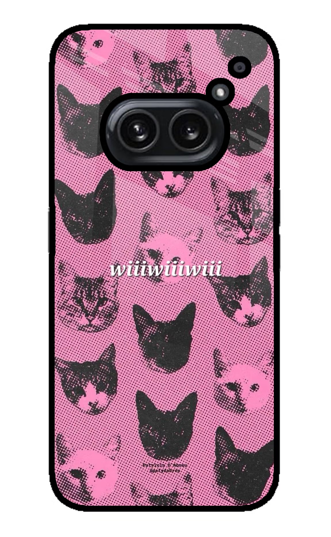 Pink Cats Nothing Phone 2A Plus Glass Case