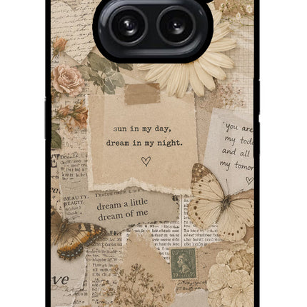 Vintage case Nothing Phone 2A Plus Glass Case Back Cover by Casekaro