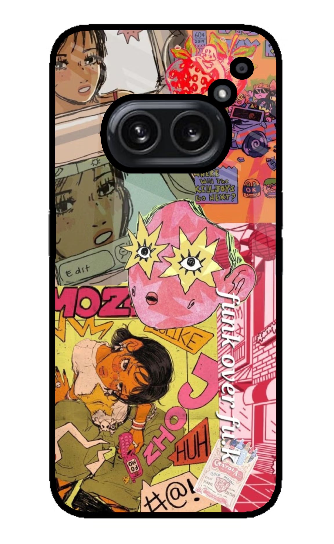 Funkover Nothing Phone 2A Plus Glass Case Back Cover by Casekaro