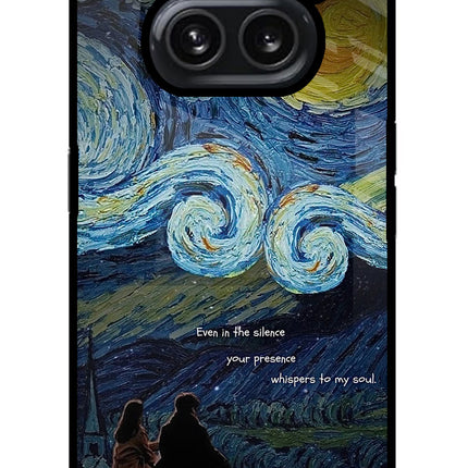 Softcore Nothing Phone 2A Plus Glass Case Back Cover by Casekaro