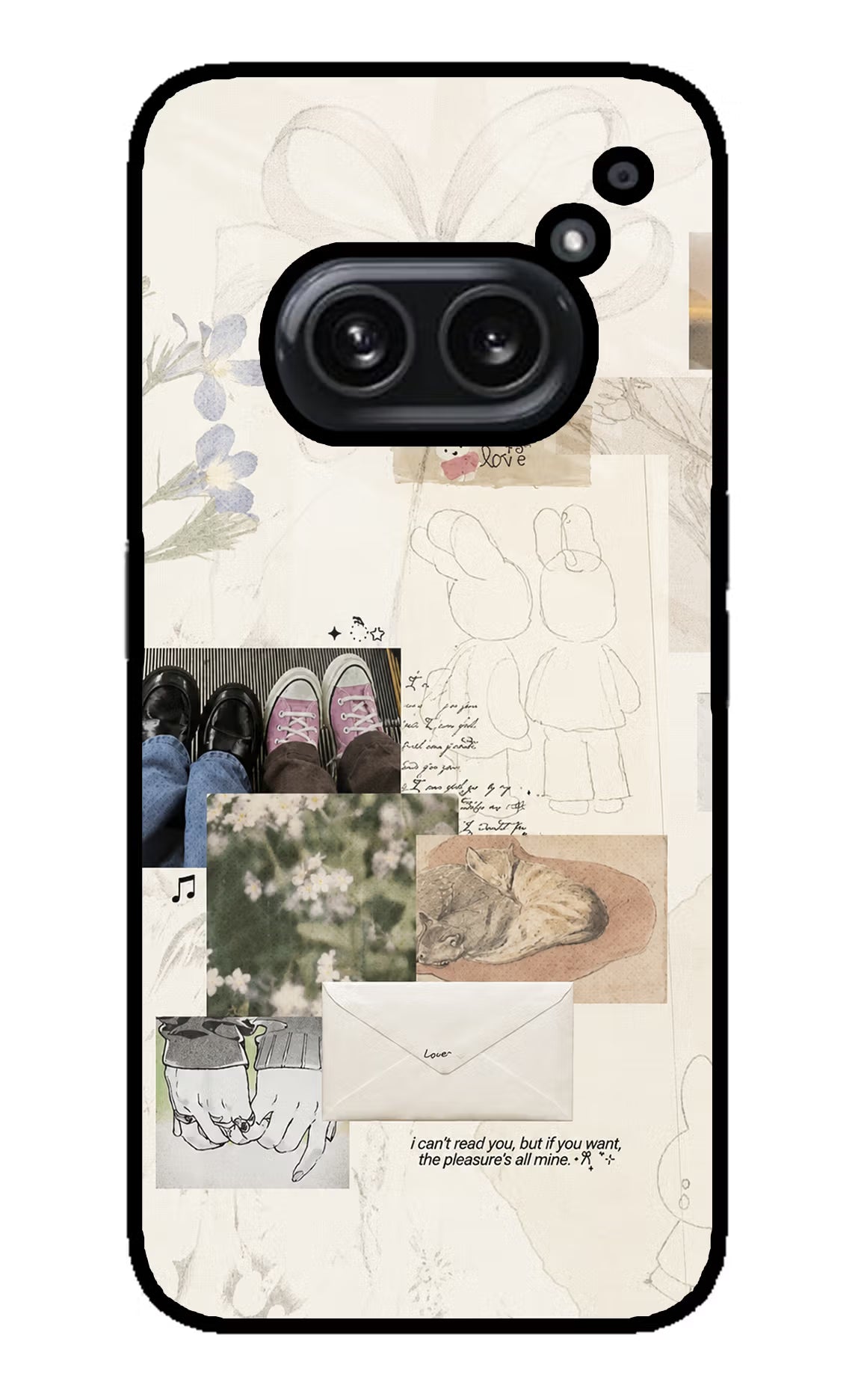 Soft Aesthetic Nothing Phone 2A Plus Glass Case