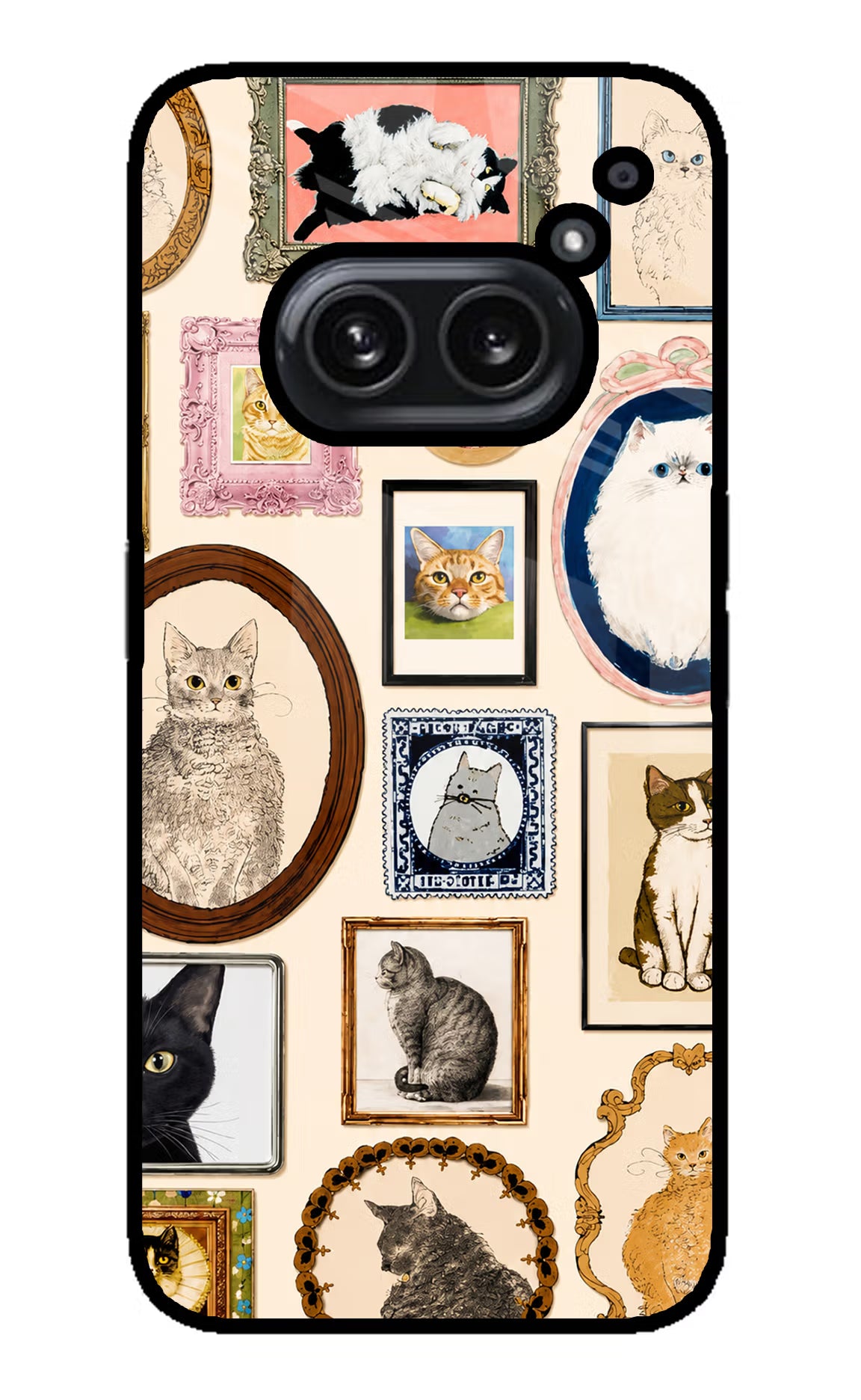 Mirror Cats Nothing Phone 2A Plus Glass Case