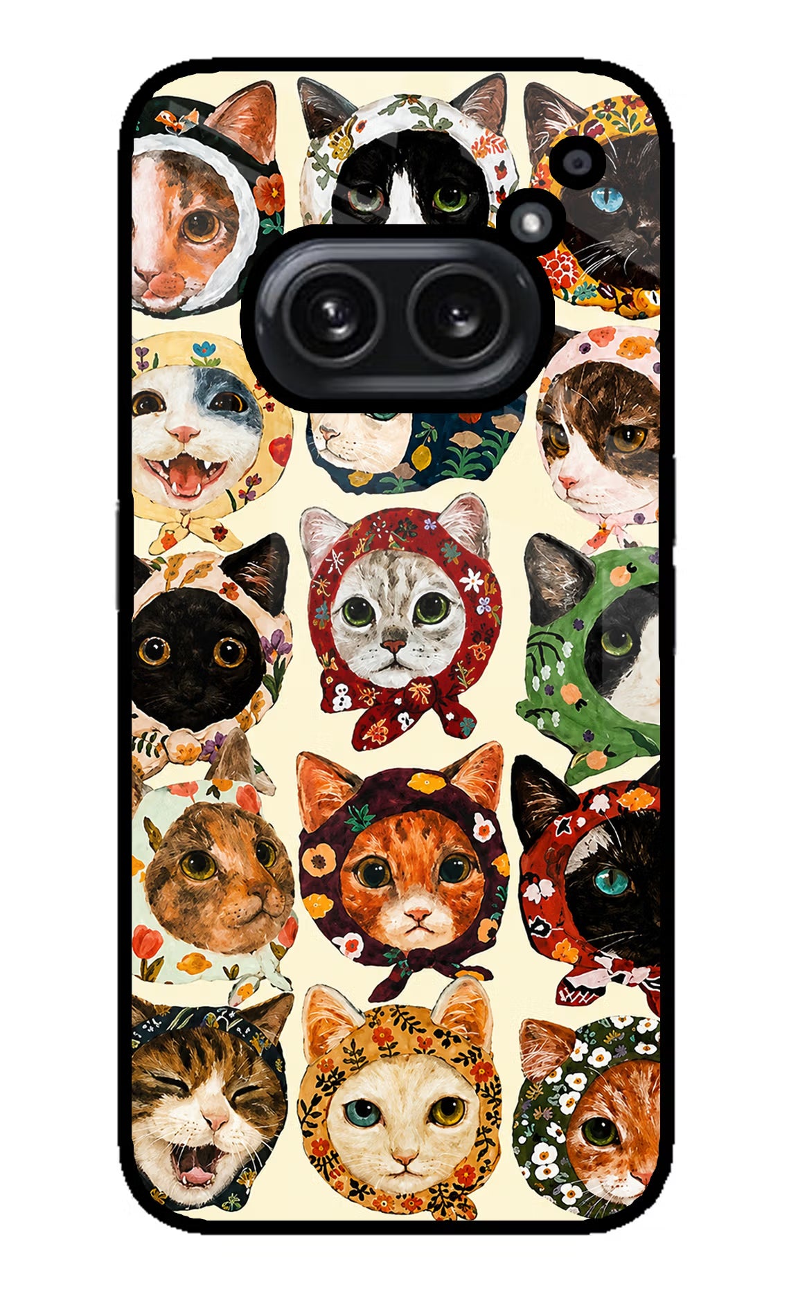 Cool Cat Nothing Phone 2A Plus Glass Case