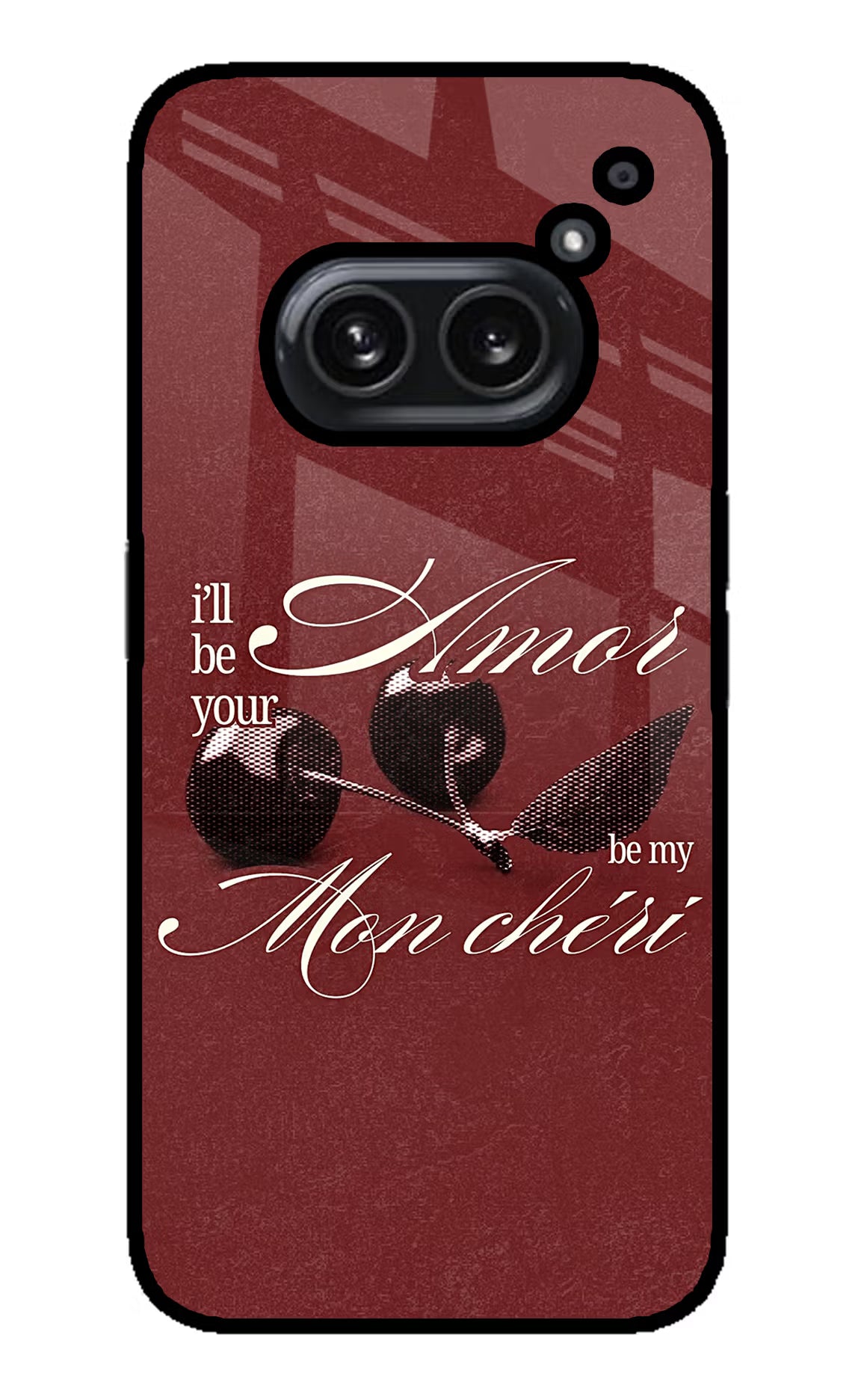 Velvet Cherry Nothing Phone 2A Plus Glass Case