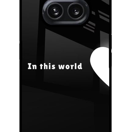 This World Nothing Phone 2A Plus Glass Case