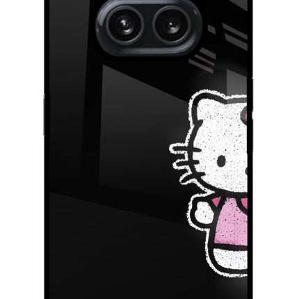 Kitty Charm Nothing Phone 2A Plus Glass Case