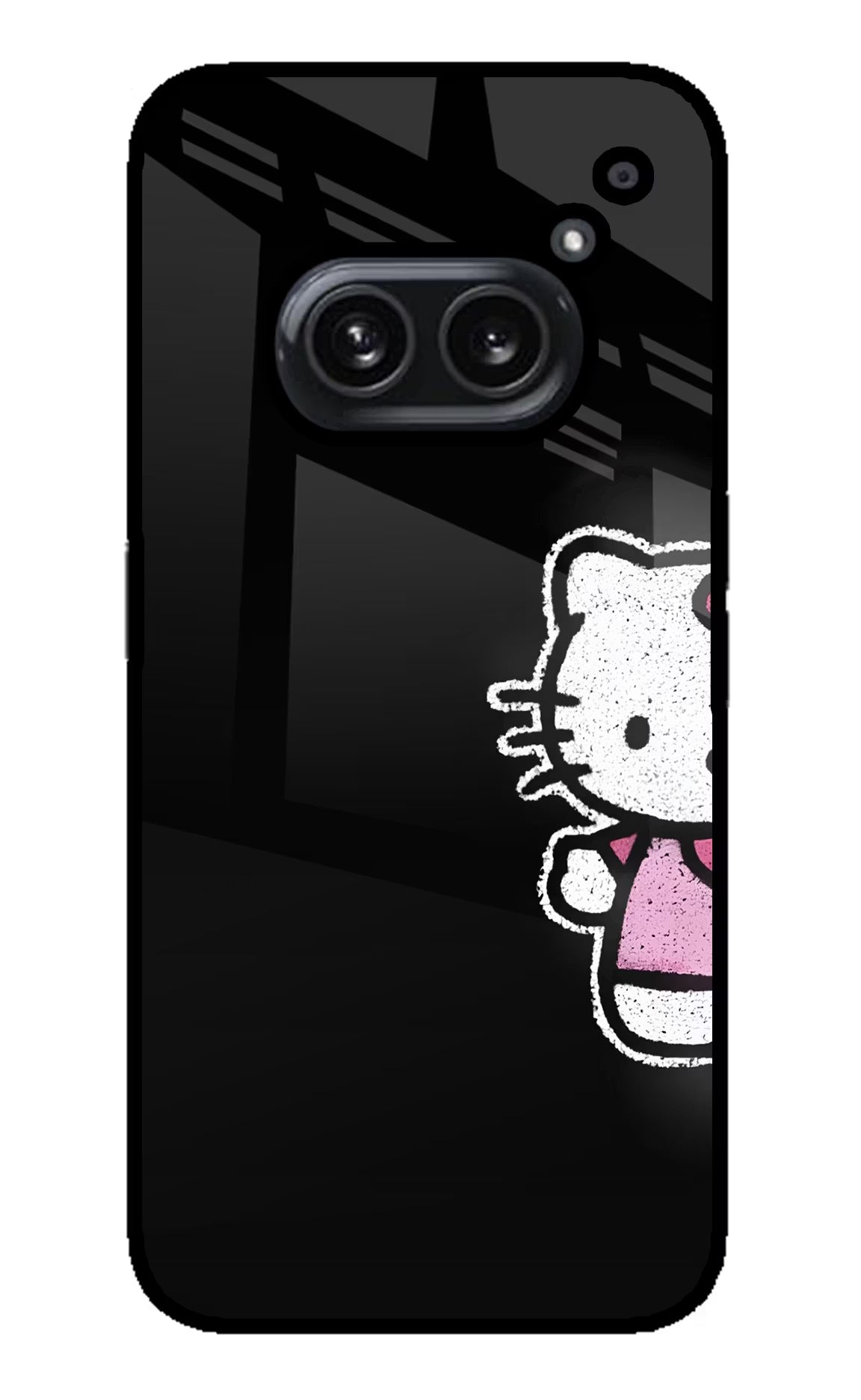 Kitty Charm Nothing Phone 2A Plus Glass Case