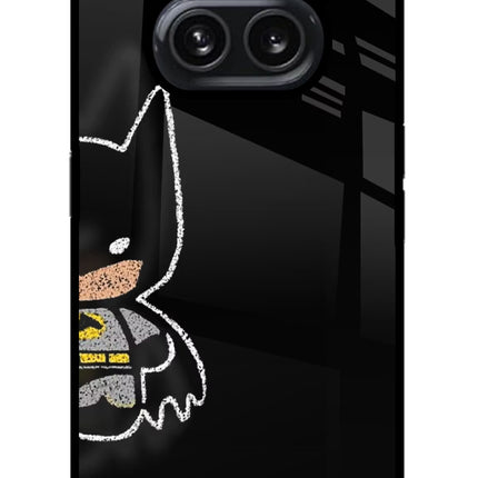 Bat Kitty Nothing Phone 2A Plus Glass Case