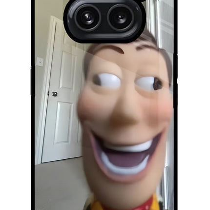 Side Eye Woody Nothing Phone 2A Plus Glass Case Back Cover by Casekaro