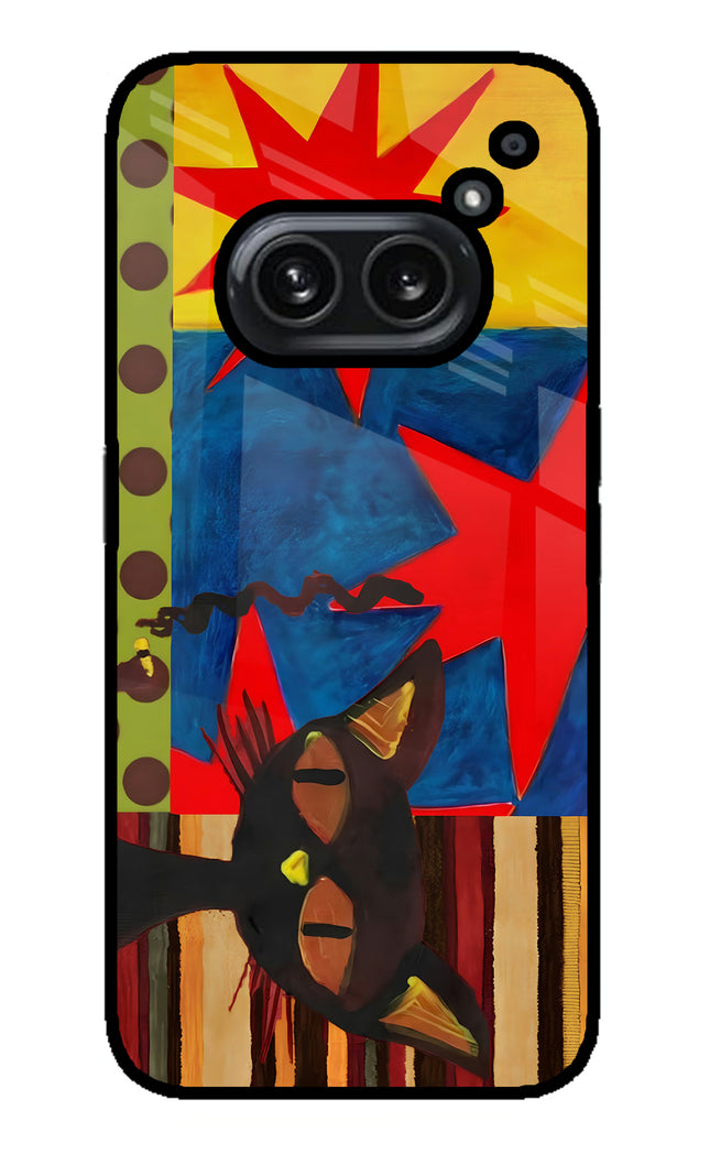 Pop Cat Nothing Phone 2A Plus Glass Case