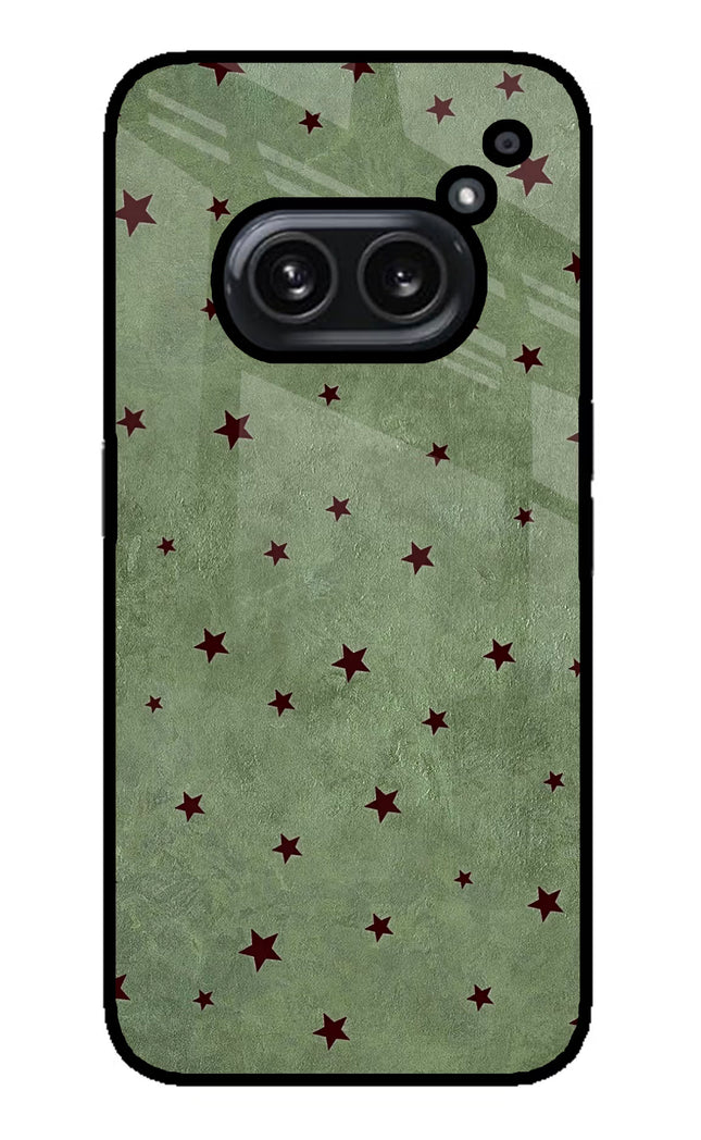 Green Stars Nothing Phone 2A Plus Glass Case