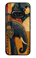Royal Elephant Nothing Phone 2A Plus Glass Case Back Cover by Casekaro