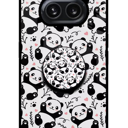 Cute Panda Nothing Phone 2A Plus Pop Case by Casekaro