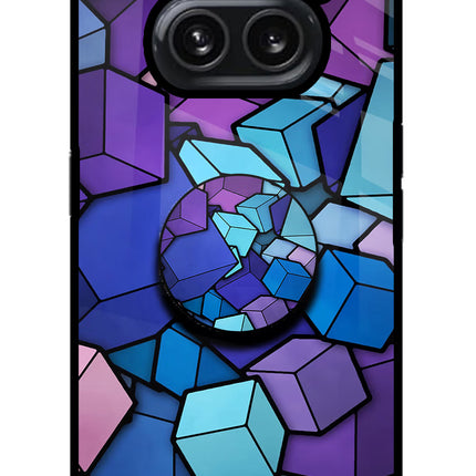 Cubic Abstract Nothing Phone 2A Plus Pop Case by Casekaro