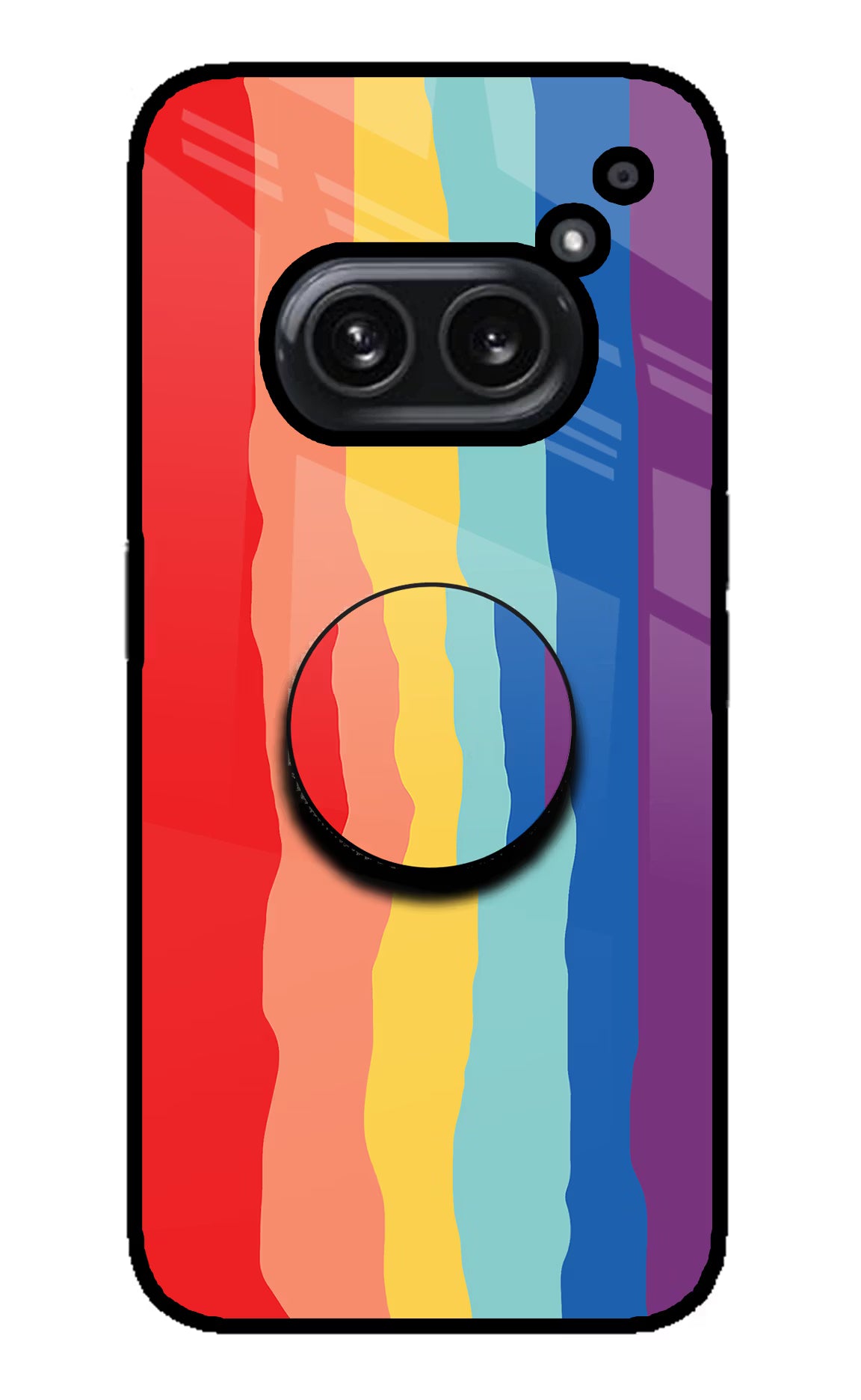 Rainbow Nothing Phone 2A Plus Pop Case by Casekaro