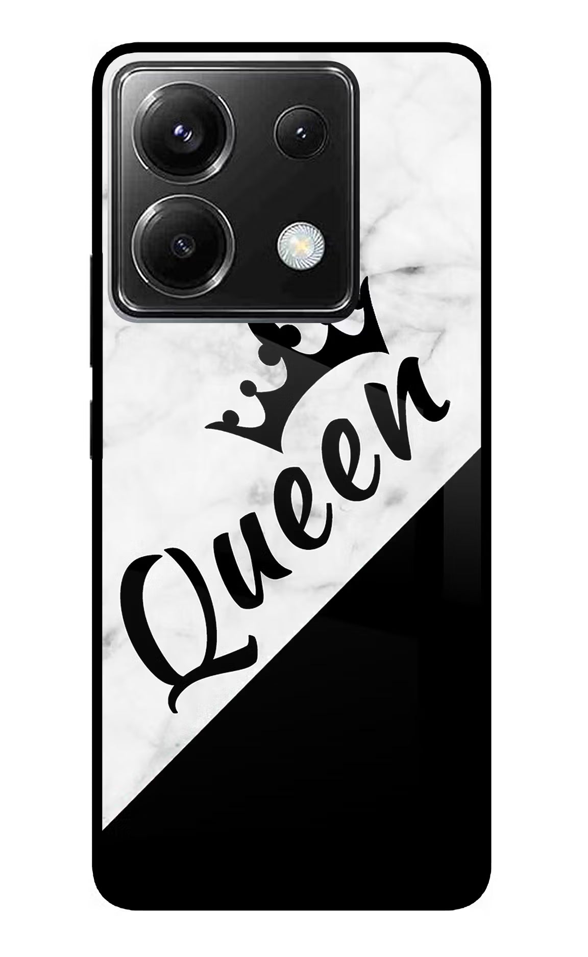 Queen Poco X6 Glass Case