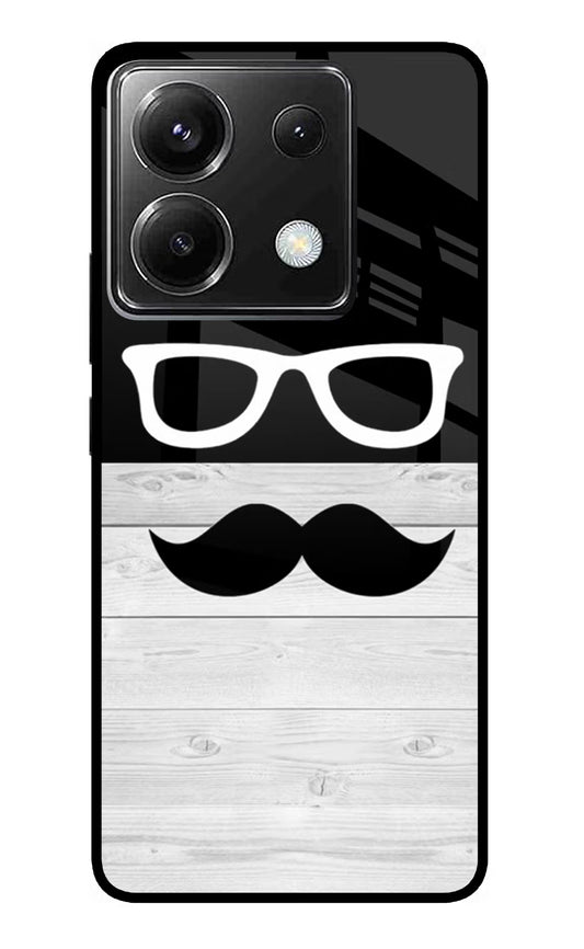Mustache Poco X6 Glass Case