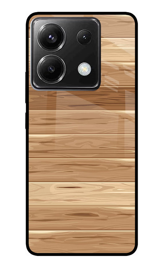 Wooden Vector Poco X6 Glass Case