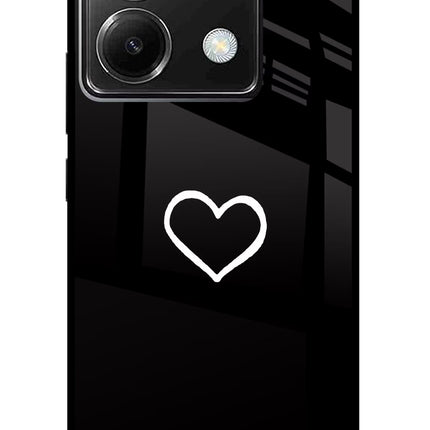 Heart Poco X6 Glass Case