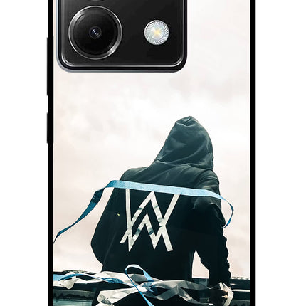 Alan Walker Poco X6 Glass Case