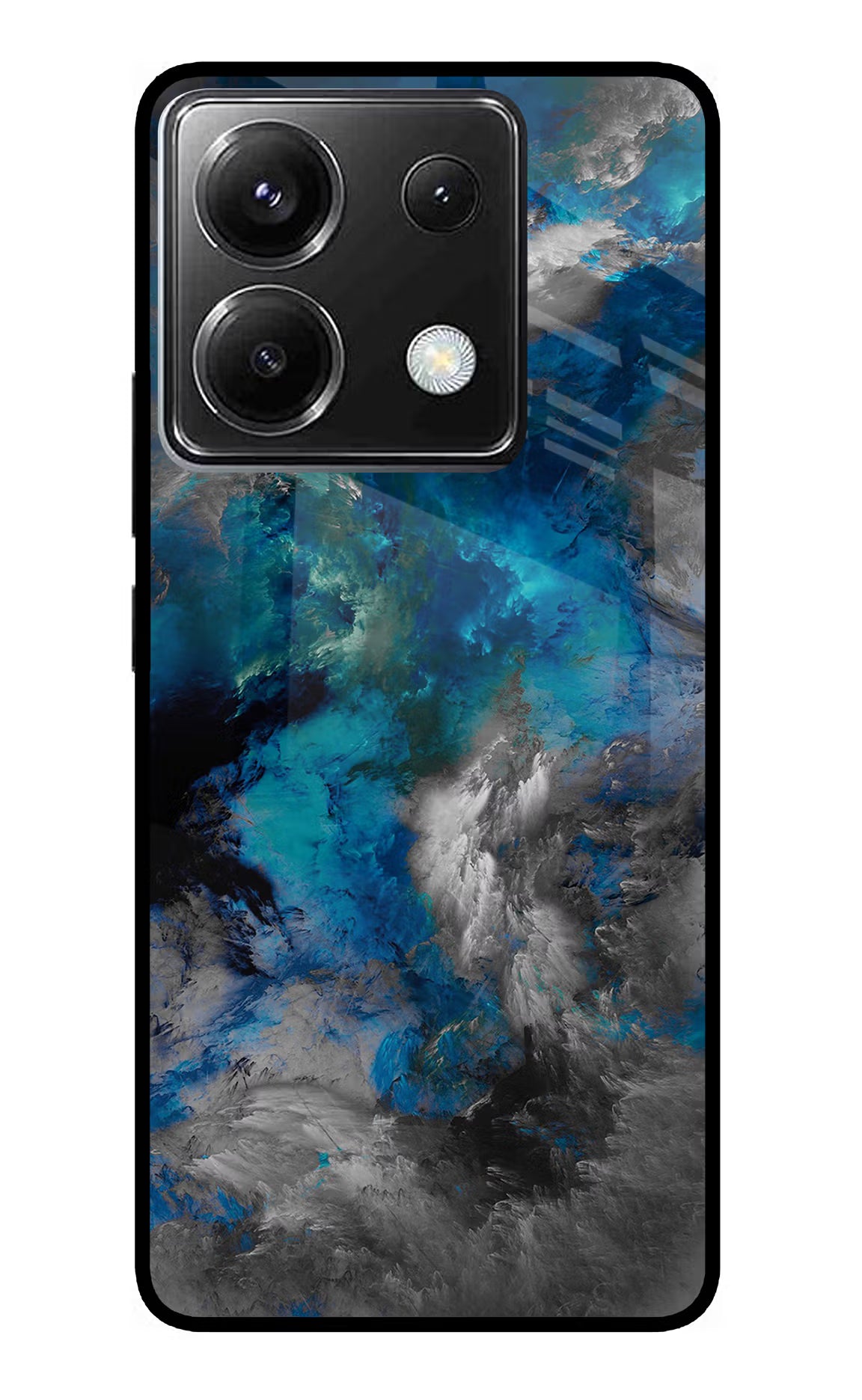 Artwork Poco X6 Glass Case Back Cover by Casekaro