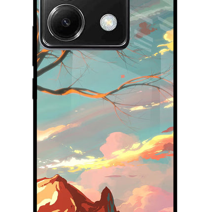 Scenery Poco X6 Glass Case