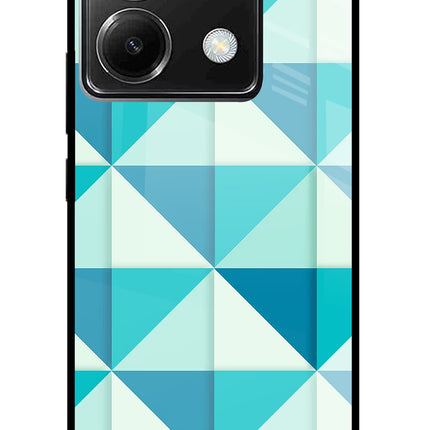 Abstract Poco X6 Glass Case