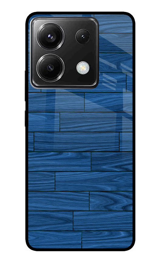 Wooden Texture Poco X6 Glass Case