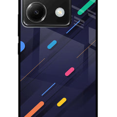 Abstract Design Poco X6 Glass Case