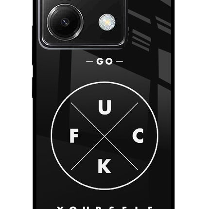 Go Fuck Yourself Poco X6 Glass Case