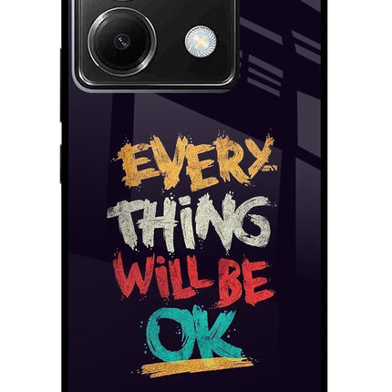 Everything Will Be Ok Poco X6 Glass Case