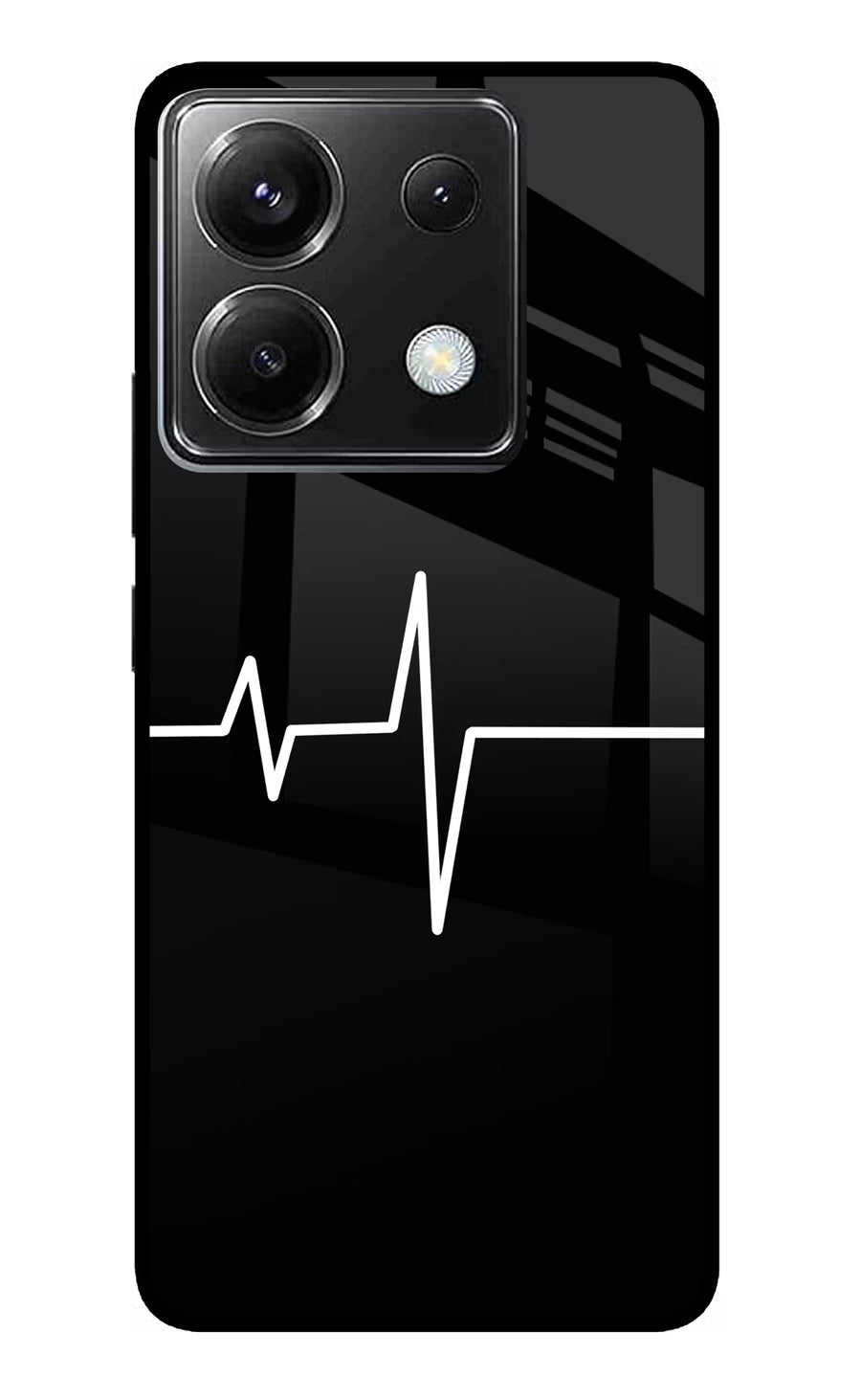 Heart Beats Poco X6 Back Cover, Metal case