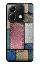 Multicolor Jeans Poco X6 Glass Case Back Cover by Casekaro