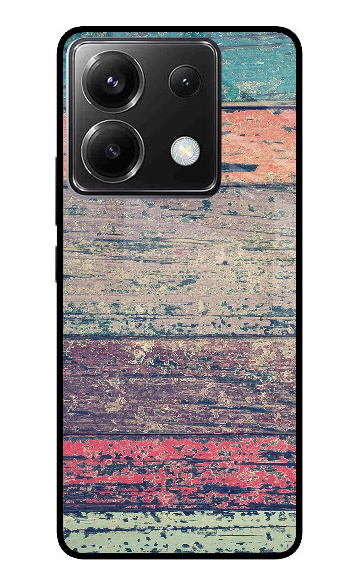 Colourful Wall Poco X6 Glass Case