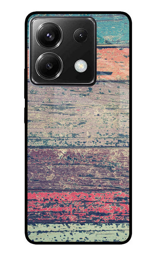 Colourful Wall Poco X6 Glass Case