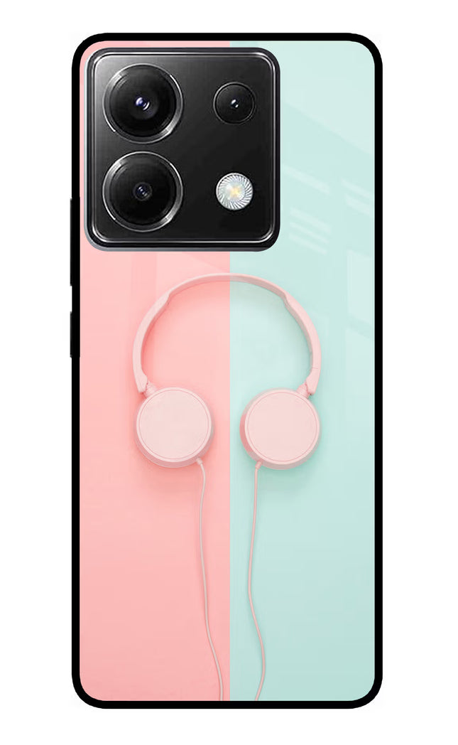 Music Lover Poco X6 Glass Case