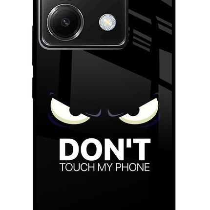 Don'T Touch My Phone Poco X6 Glass Case