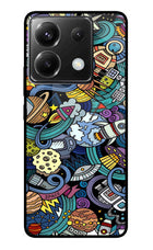 Space Abstract Poco X6 Glass Case
